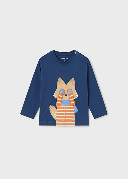 Mayoral Baby Boy Blue Fox Interactive Top 2018