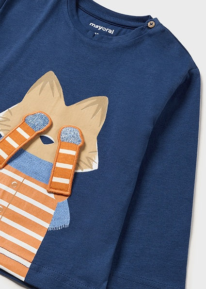 Mayoral Baby Boy Blue Fox Interactive Top 2018