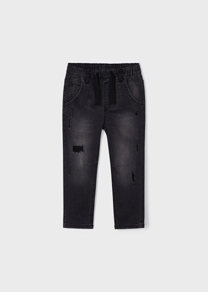 Mayoral Boy Dark Grey Ripped Cargo Jeans 4513