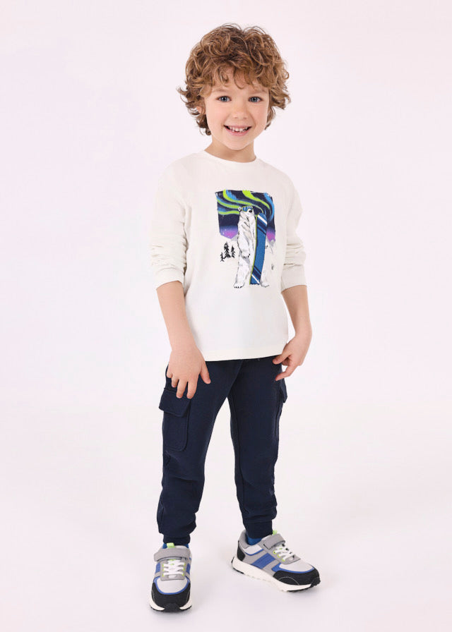 Mayoral Boy Dark Blue Joggers 4522