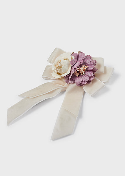 Mayoral Girl Champagne Bow Hairclip 10605
