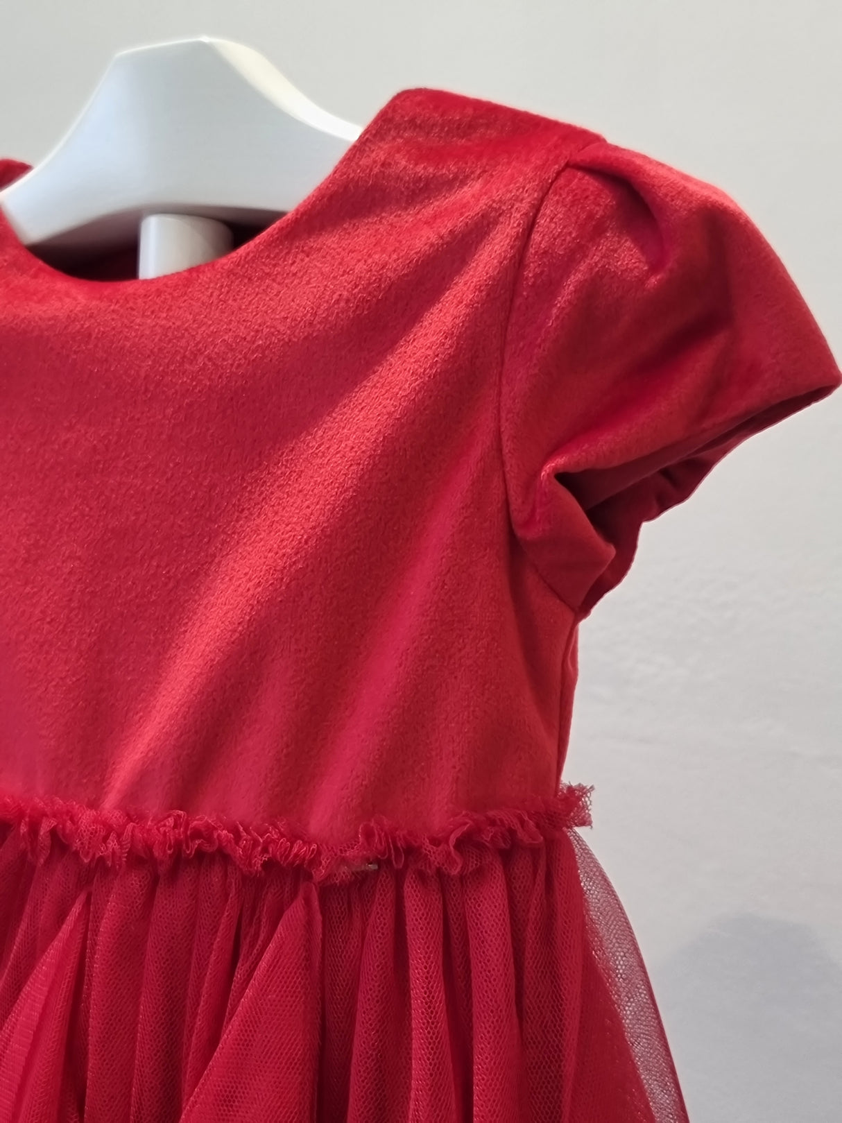 Mayoral Age 2yr Red Tulle Dress