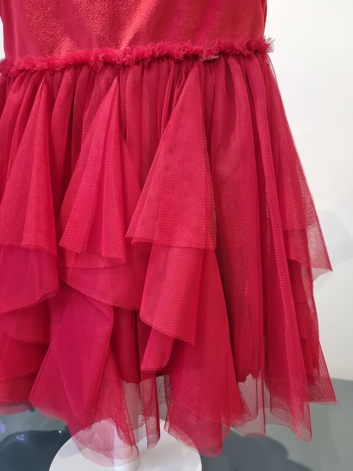 Mayoral Age 2yr Red Tulle Dress