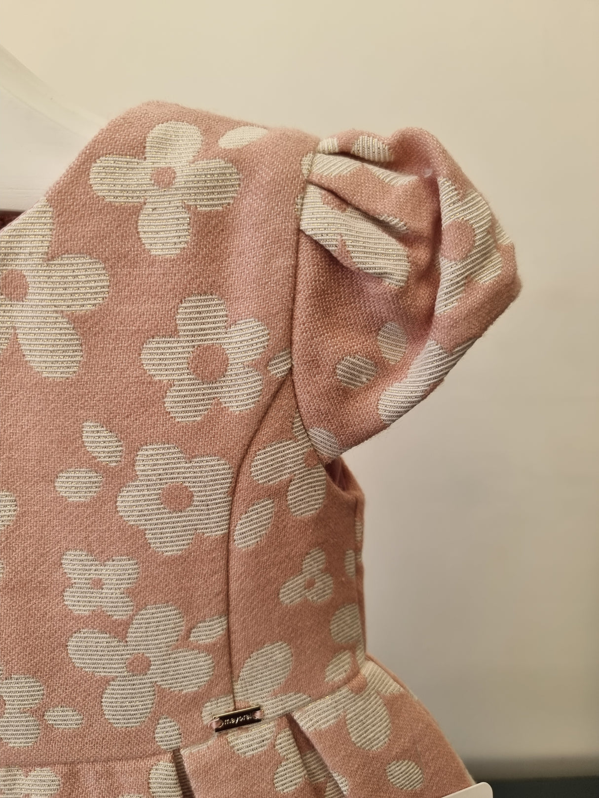 Mayoral Age 2yr Dusky pink dress & cardigan.