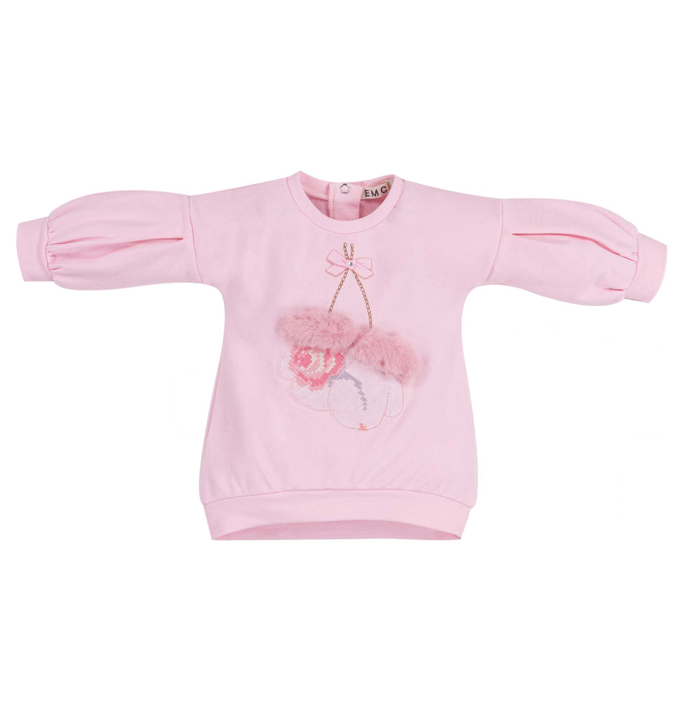 EMC AW23 Baby Girls Pink Mittens Dress 4733