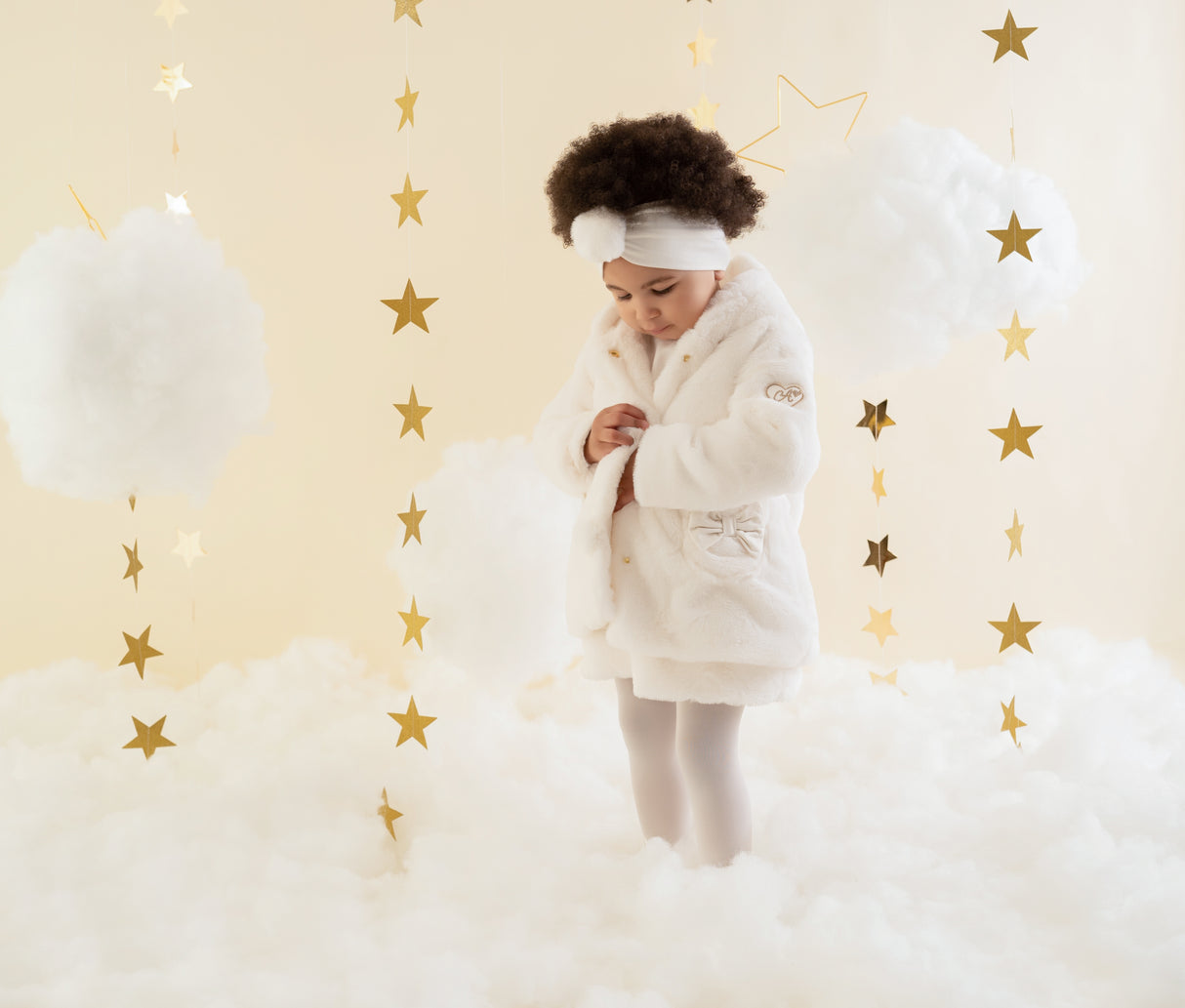 Little A by A Dee Fiona Faux Fur Coat 3402