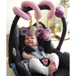 Little Bird Told Me Soft Butterfly Activity Spiral Toy