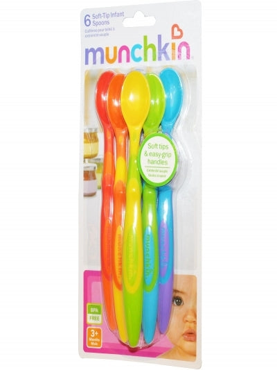 Munchkin 6 Soft- Tip Infant Spoons
