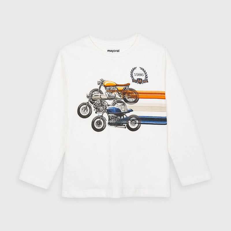 Mayoral Boy AW20 Motobike Long Sleeved Top 4038