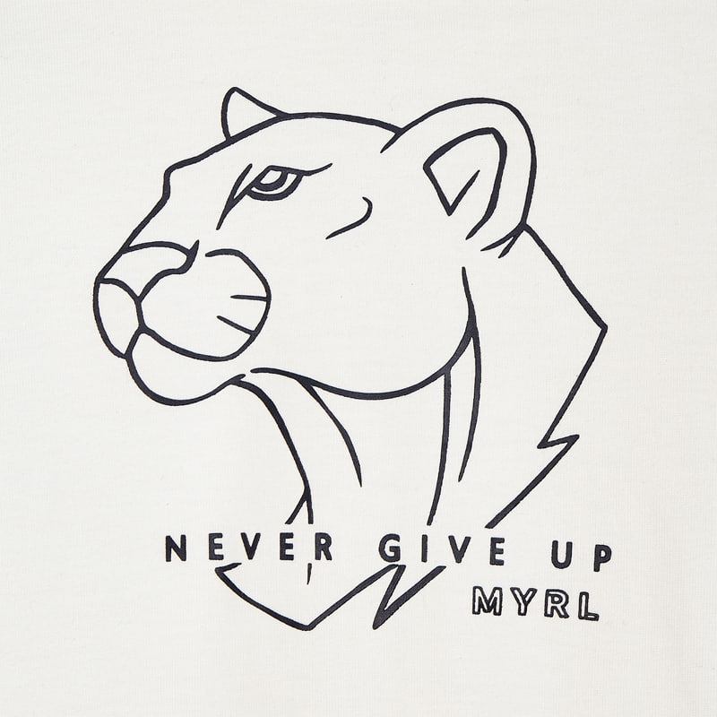 Mayoral Boy AW20 Cream Long sleeved t-shirt with print 4044