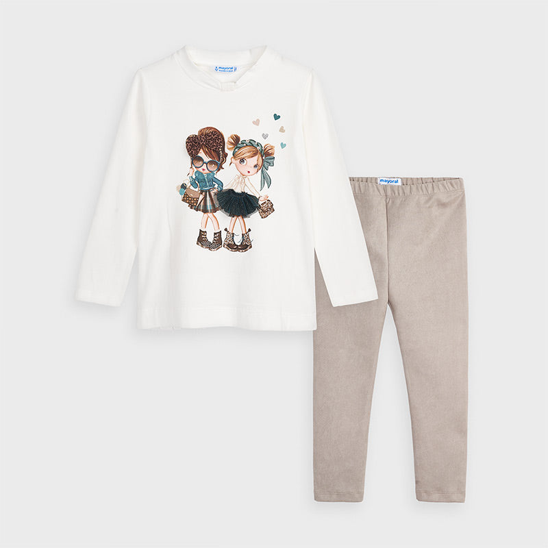 Mayoral Girl AW20 Girls Legging Set 4724
