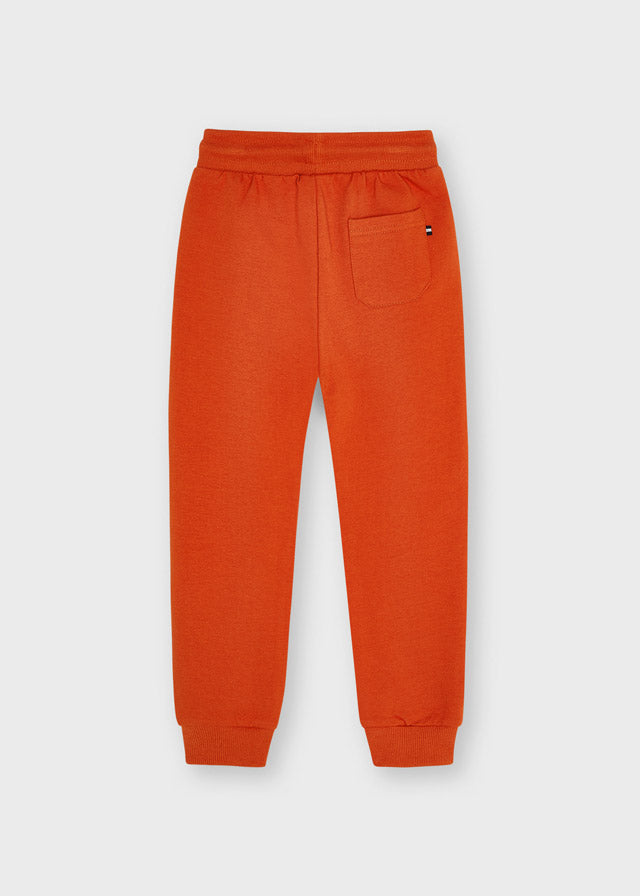Mayoral Boy AW21 Orange Fleece Joggers 725