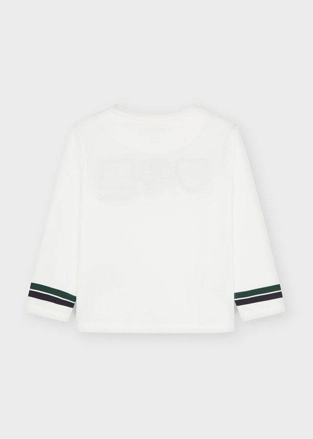 Mayoral Boy AW21 ECOFRIENDS long sleeve appliqué Top 4080