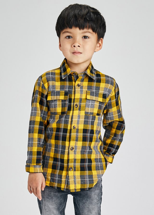 Mayoral Boy AW21 ECOFRIENDS check overshirt 4162