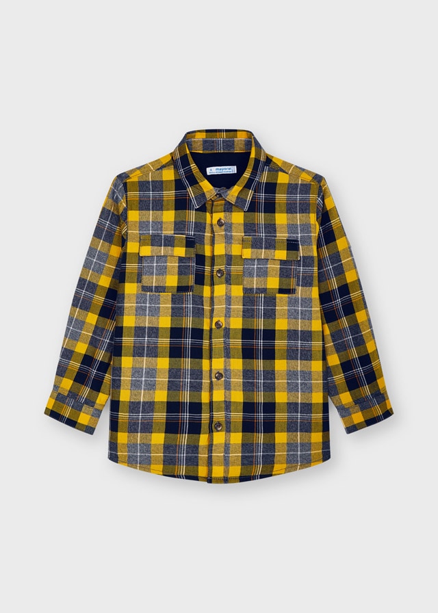 Mayoral Boy AW21 ECOFRIENDS check overshirt 4162