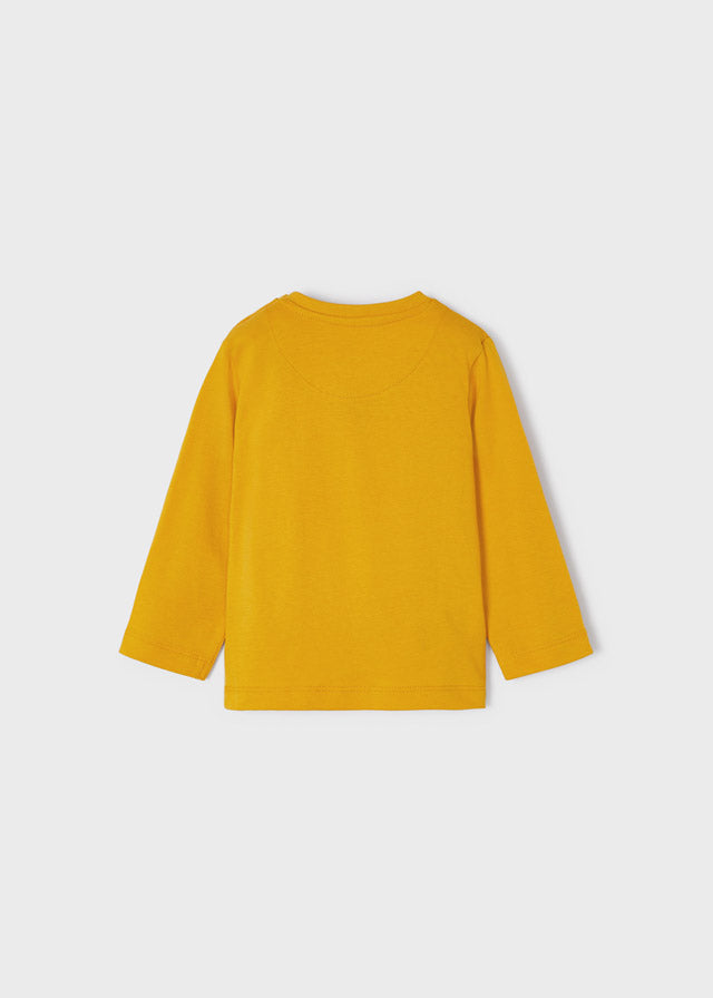 Mayoral Baby Boy Yellow Long Sleeved Top 108
