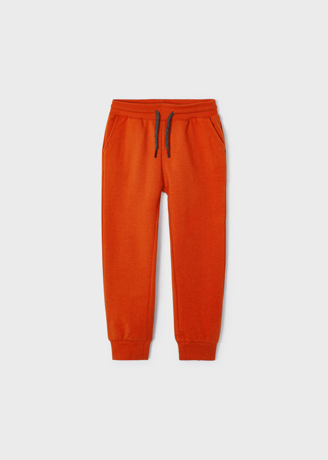 Mayoral Boy Rust Orange Fleece Joggers 725