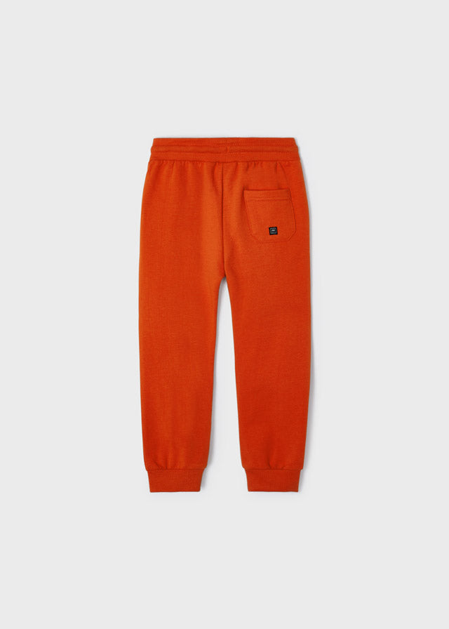 Mayoral Boy Rust Orange Fleece Joggers 725