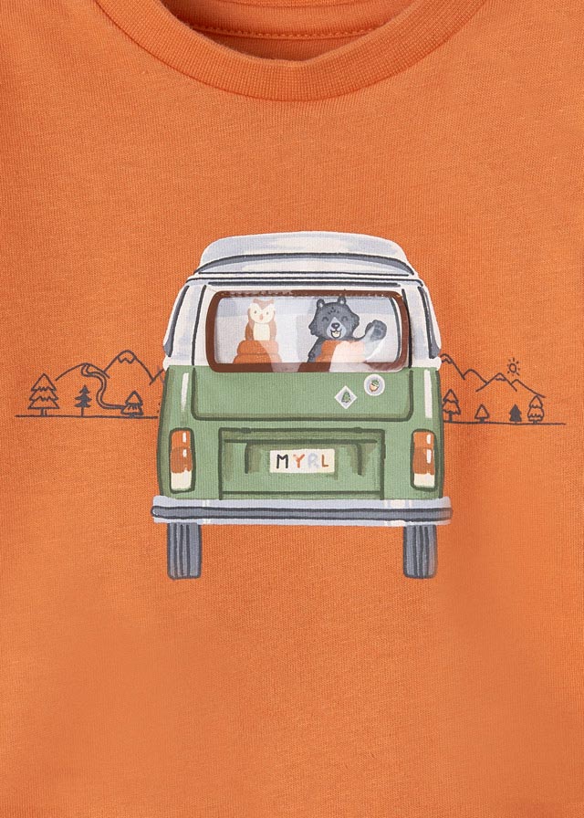 Mayoral Baby Boy Orange Long Sleeved Top 2008