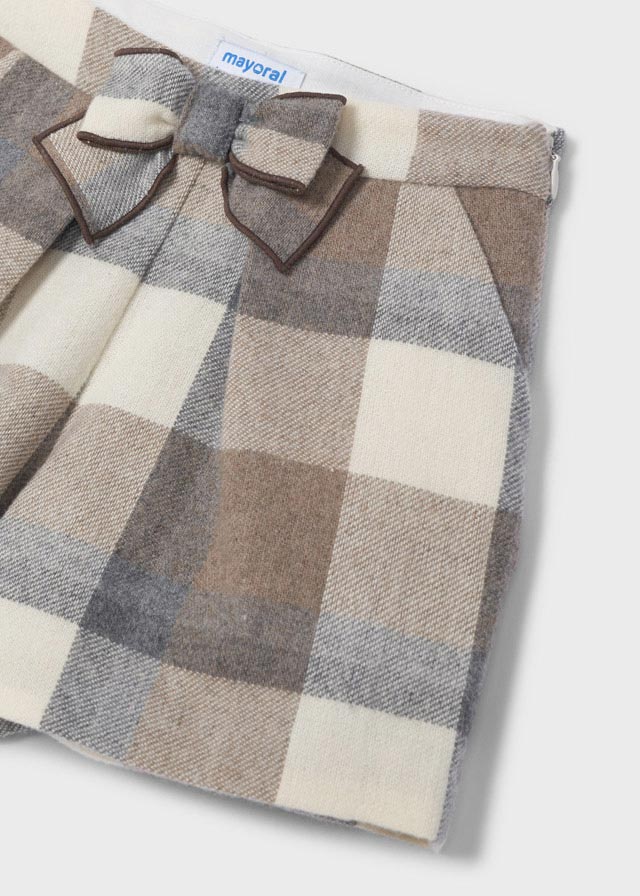 Mayoral Girl AW22 Butterfly Top & Plaid Set 4093/4211