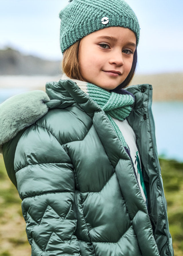 Mayoral Girl AW22 Teal Padded Coat 4488