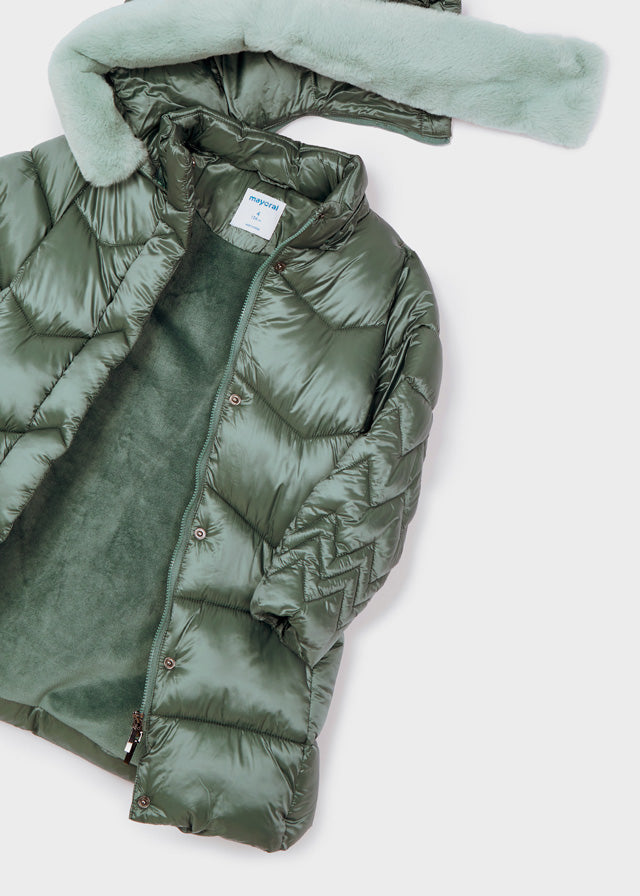 Mayoral Girl AW22 Teal Padded Coat 4488