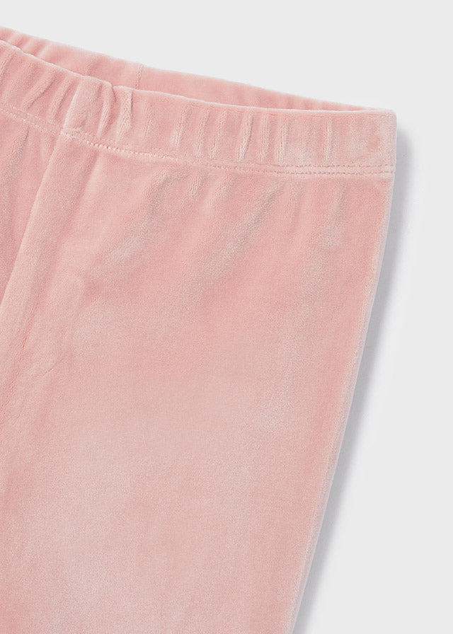 Mayoral Girl AW22 Pink Velvet Legging Set 4765