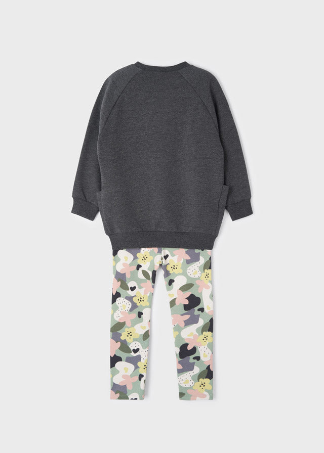 Mayoral Girl AW22 Mint Print Legging Set 4771