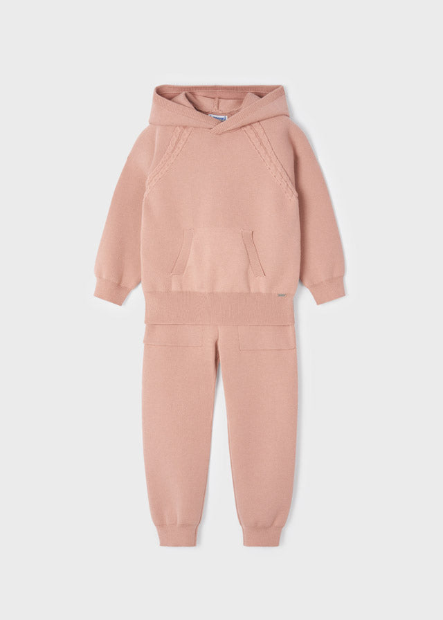 Mayoral Girl AW22 Pink Knit Lounge Set 4858