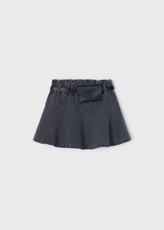 Mayoral Girl AW22 Heart Top & Denim Skirt Set 178/4947