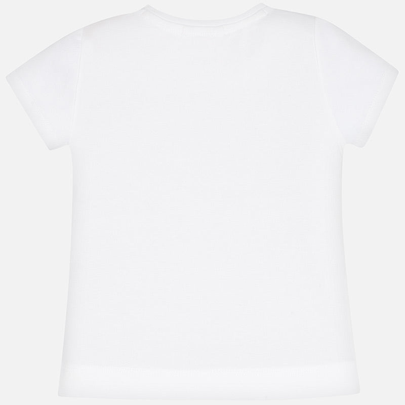 Mayoral Girl SS20 White Heart T-Shirt 174