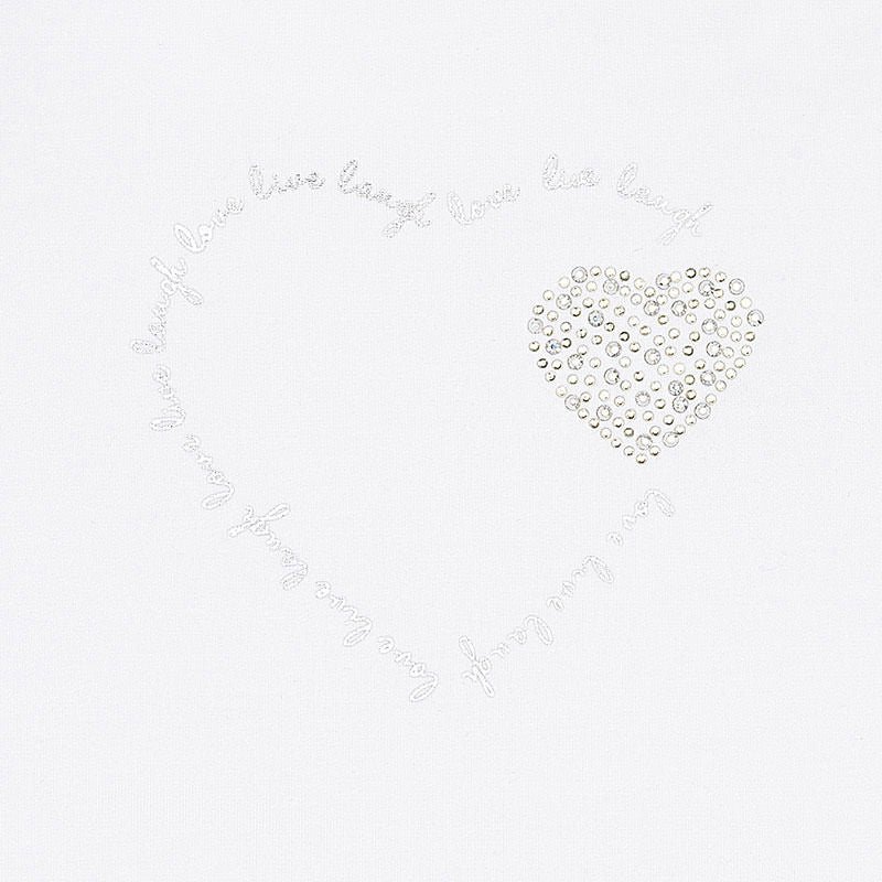 Mayoral Girl SS20 White Heart T-Shirt 174