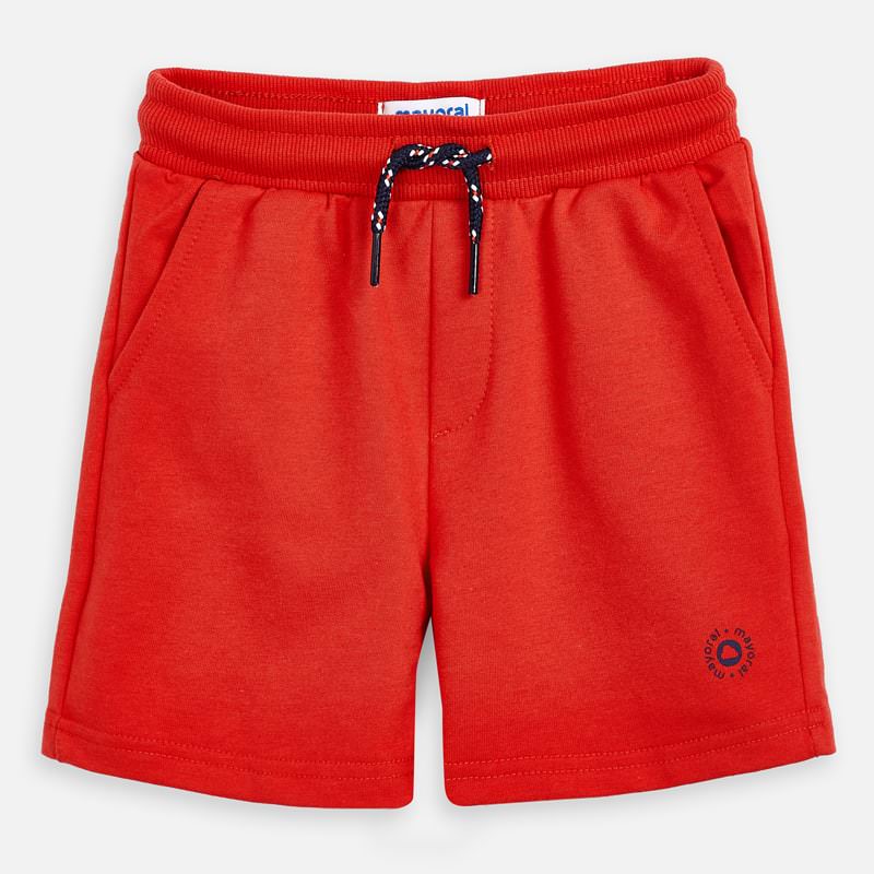 Mayoral Boy SS20 Fleece Shorts Red 611