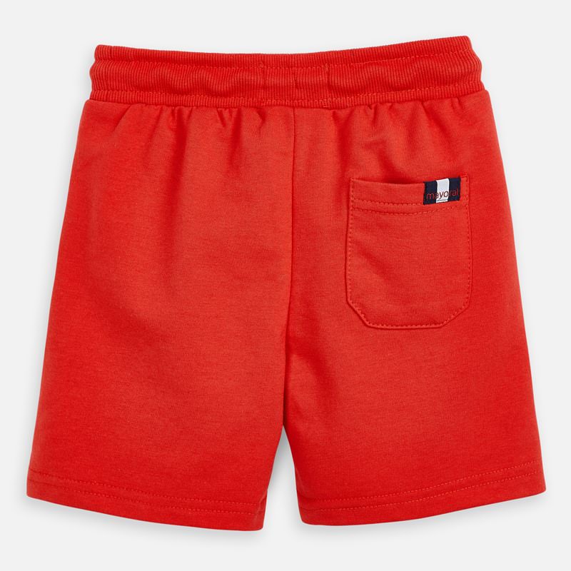 Mayoral Boy SS20 Fleece Shorts Red 611