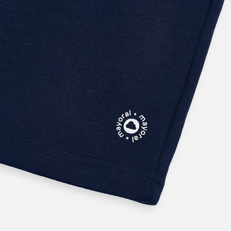 Mayoral Boy SS20 Fleece Shorts Navy 611