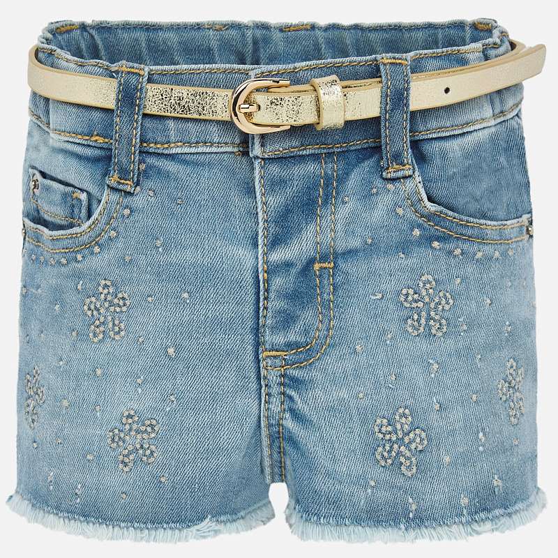 Mayoral Baby Girl Denim Shorts 1203