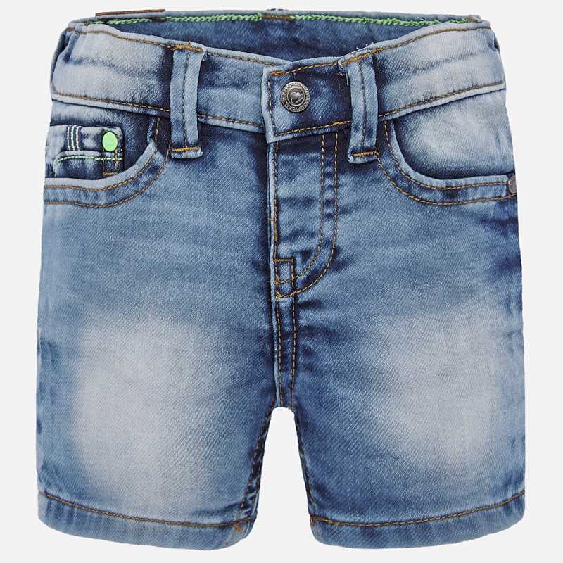 Mayoral Baby Boy Denim Bermuda Shorts Light 1285