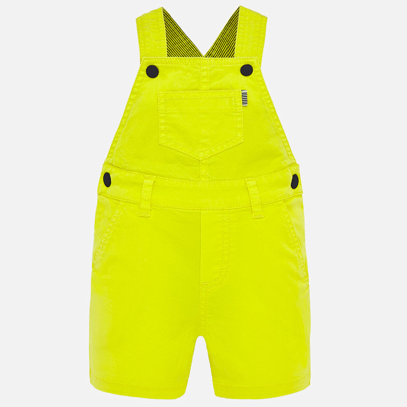 Mayoral Baby Boy Twill Short Dungarees Yellow 1687