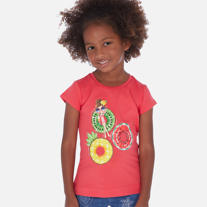 Mayoral Girl SS20 Watermelon girl print Top 3017