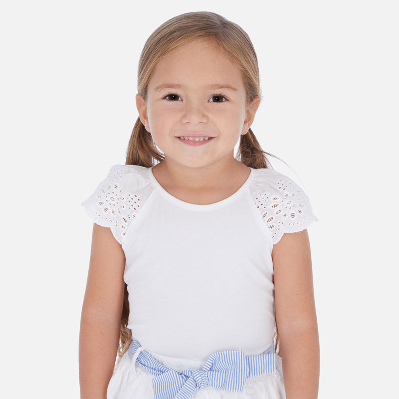 Mayoral Girl SS20 Plain sleeveless t-shirt 3023