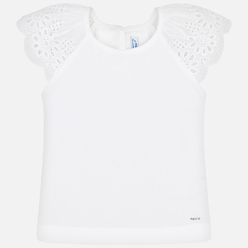 Mayoral Girl SS20 Plain sleeveless t-shirt 3023