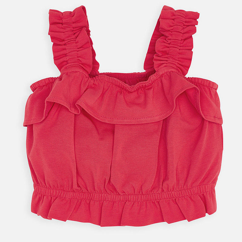 Mayoral Girl SS20 Plain sleeveless t-shirt 3027