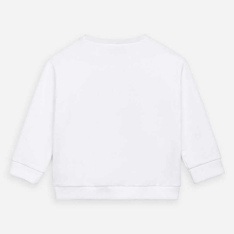 Mayoral Girl SS20 White Sweatshirt with Sneaker design 3461
