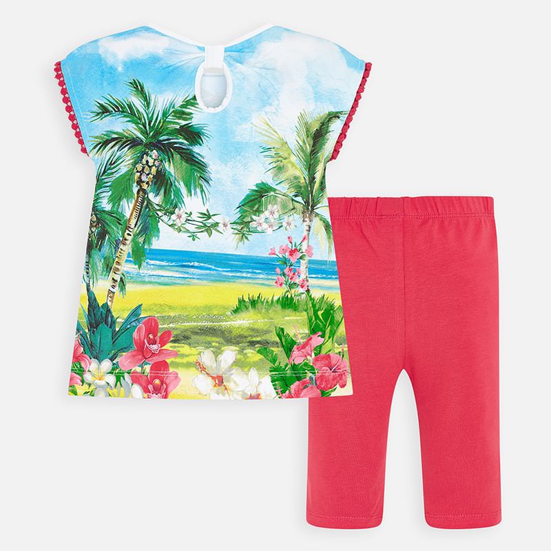 Mayoral Girl SS20 Tropical Legging Set 3547