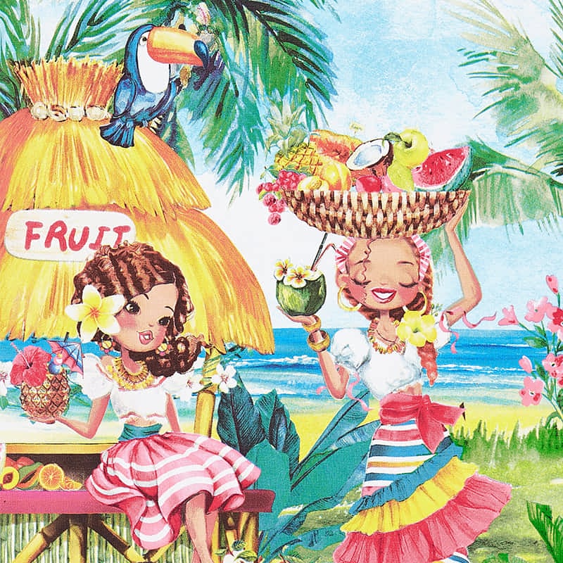 Mayoral Girl SS20 Tropical Legging Set 3547