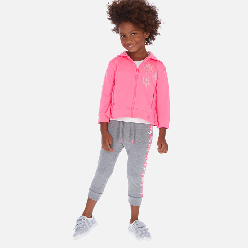 Mayoral Girl SS20 Pink Stars Tracksuit 3820
