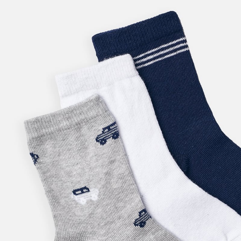 Mayoral Boy SS20 Set of 3 pairs Car Socks 10781