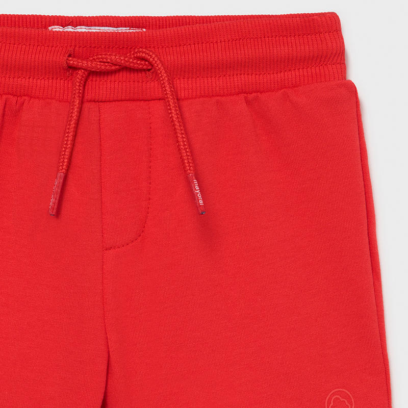 Mayoral Baby Boy Fleece Shorts Red 621