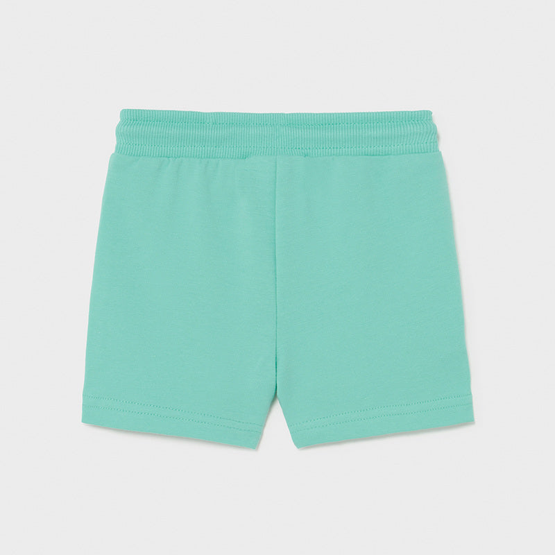 Mayoral Baby Boy Fleece Shorts Aqua 621