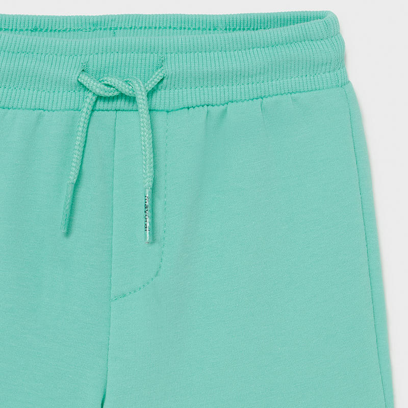 Mayoral Baby Boy Fleece Shorts Aqua 621